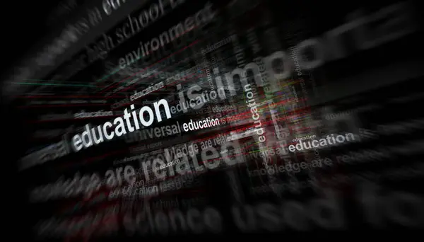 Education Knowledge School Learning Headline News International Media Concept Abstrait — Photo
