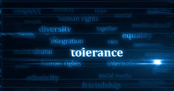 Szólásszabadság Emberi Jogok Tolerancia Függetlenség Legfrissebb Hírek Címek Nemzetközi Média — Stock videók