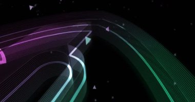 Kalkan sembolü dijital soyut konsept holografik camlı siber güvenlik koruması. Teknoloji arka planı 3d nesnesi.