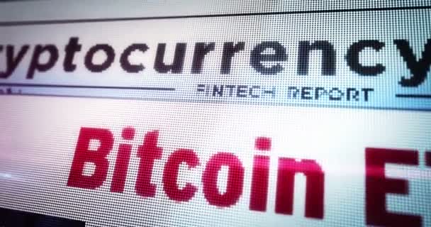 Spot Bitcoin Etf Btcetf Crypto Monnaie Investissement Quotidien Lecture Journaux — Video