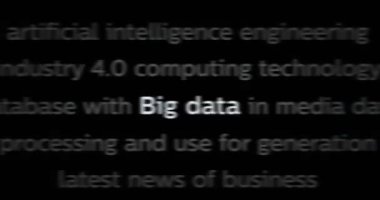 Big Data Analiz Şirketi uluslararası medyada manşet oldu. Gürültü görüntüleme döngüsündeki haber başlıklarının soyut konsepti. TV arızası efekti kusursuz döngülendi.