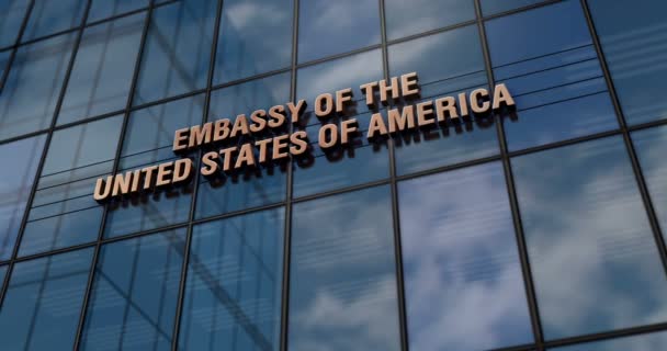 대사관 3D에 외교관 사무실 — 비디오