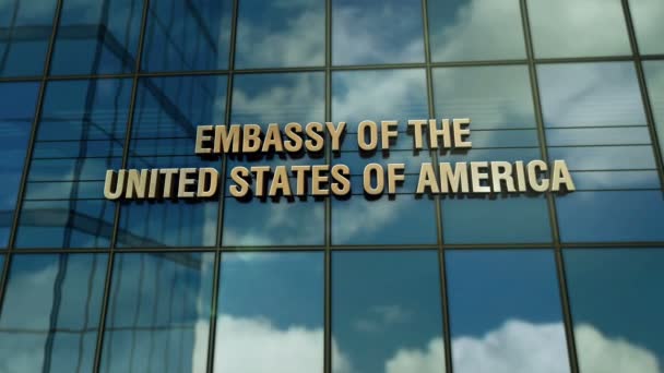 대사관 3D에 외교관 사무실 — 비디오