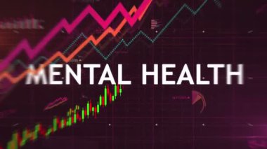 Zihinsel sağlık ve depresyon krizi grafikleri ve grafikleri kusursuz döngü analizi konsepti