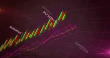 Zihinsel sağlık ve depresyon kriz grafikleri ve grafikleri kusursuz ve çevrilebilir konsept