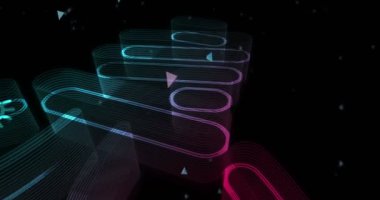 Fikir ampulü ışığı ilhamı ve yaratıcılık sembolü dijital soyut konsept holografik cam. Siber teknoloji ve bilgisayar arkaplan 3D nesne.