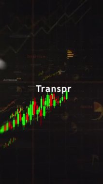 Dikey video: Taşımacılık ve enerji diyagramları için petrol yağı üretimi grafikleri ve grafikleri hızlı döngüsüz analiz kavramı animasyonu