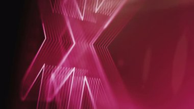 Bluetooth mobil cihaz kablosuz bağlantı sembolü soyut dijital kavram. Küresel ağ ve siber teknoloji arkaplanı pürüzsüz ve döngülü 3D animasyon.