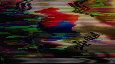 Güney Kore dijital teknoloji bayrak siber arka planı. Güney Kore bayrağı siber saldırı ve casusluk konsepti çizimi.