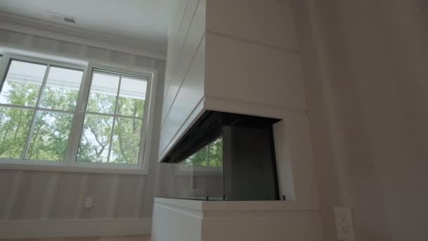 Loft Style Modern Living Room Real Estate Interior Move Camera — Αρχείο Βίντεο