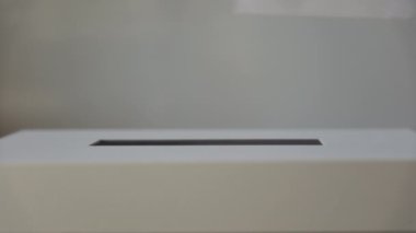 A person casts her ballot during voting for elections at a polling station. High quality 4k footage