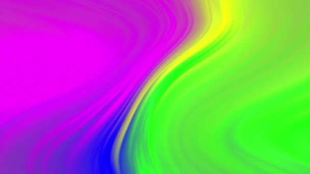 Neon Groen Blauw Roze Teal Kleuren Abstract Licht Animatie Licht — Stockvideo