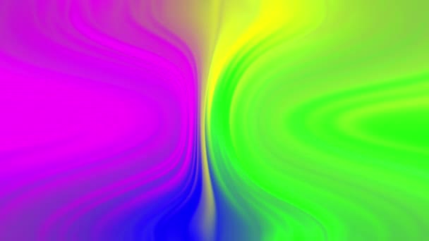 Warna Teal Biru Muda Neon Animasi Cahaya Abstrak Cahaya Menyala — Stok Video