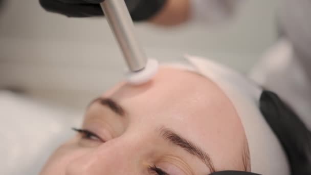 Microneedle Procedure Facial Rejuvenation Procedure Woman High Quality Footage — Stock Video