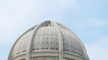 Chicago Beyaz Tapınak Tapınağı 'nın hava görüntüsü. Yüksek kalite 4k görüntü