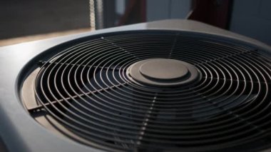 New Home HVAC Air Conditioner system. Close up. High quality 4k footage