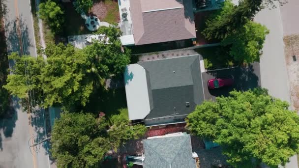 那不勒斯家园上空的枪声 佛罗里达高档社区 房地产枪击案高质量的4K镜头 — 图库视频影像