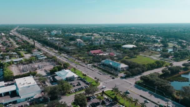 Napoli Florida Anayolun Havadan Görünüşü Evet Yüksek Kalite Görüntü — Stok video