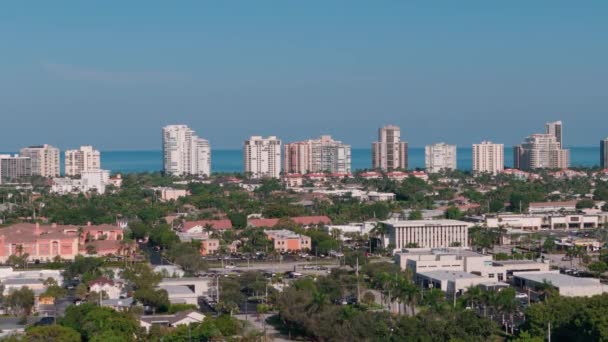 Снимок Увеличением Пригород Неаполя Районы Флориды Снимок Недвижимости Высококачественные Кадры — стоковое видео