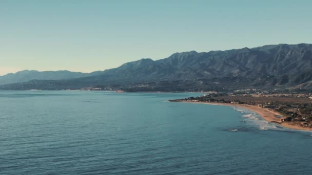Légi Felvétel Kaliforniai Partvidékről Kiváló Minőségű Felvételek — Stock videók
