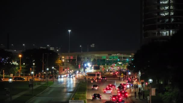 Centro Cidade Milwaukee Cidade Eua Carro Estão Movendo Estrada Imagens — Vídeo de Stock