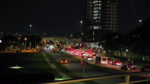 Innenstadt Von Milwaukee Stadt Usa Autos Bewegen Sich Auf Der — Stockvideo