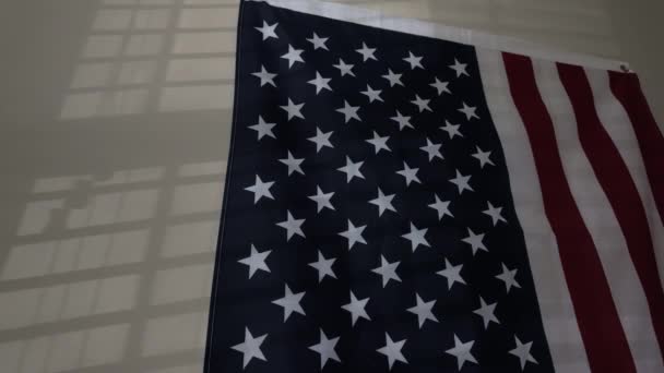 Elemento Bandiera Americana Casa Filmati Alta Qualità — Video Stock