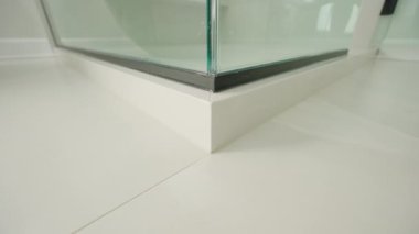 Evdeki modern duş kabininin elementleri. - Evet. Yüksek kalite 4k görüntü