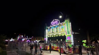 Naperville IL 'de küçük bir eğlence parkı. ABD 2 Haziran 2024. Yüksek kalite 4k görüntü