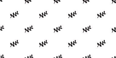leaf seamless pattern plant leaves vector flower garden forest gift wrapping paper scarf isolated repeat wallpaper tile background doodle illustration design