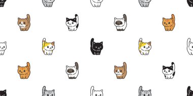 Kedi pürüzsüz desenli. Yavru kedi yavrusu. Çizgi film karakteri. Evcil hayvan hediyesi.