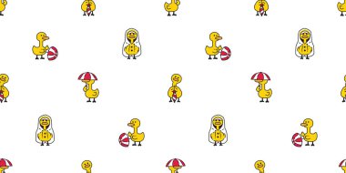 Ördek desensiz şemsiyesiz yağmurluk, duşlu lastik ördek, banyo, tavuk, kuş, vektör, kağıt, eşarp, karalama, karikatür, hayvan çiftliği fayans, duvar kâğıdı.