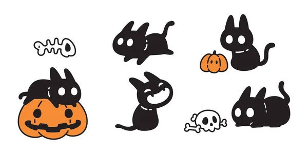 Premium Vector  Cute pumpkin cat halloween cartoon mascot doodle art hand  drawn concept vector kawaii icon illustration