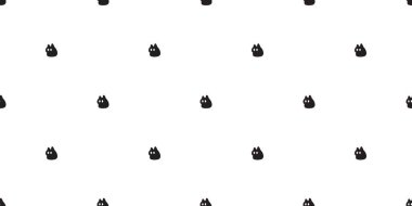 kedi desensiz siyah kedi yavrusu neko calico minchkin vektör karikatür karikatür fayans arkaplan hediye kağıdı tekrar duvar kağıdı çizimi izole tasarım