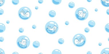 kedi desensiz kedi yavrusu sabun köpüğü calico neko vektör karikatür karikatür hediye kağıttan kaplama arka plan tekrar duvar kağıdı eşarbı izole illüstrasyon tasarımı