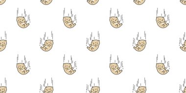 Ayı kutupsuz desensiz damla uyku vektörü oyuncak hayvan karalama karikatür hediye kâğıt kaplama arka plan Duvar kağıdı illüstrasyon eşarbı izole tasarım