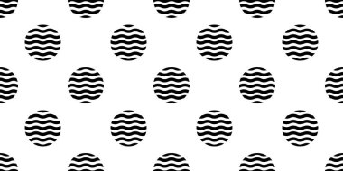 Dalgasız desensiz polka yuvarlak şekilli karalama karo arkaplan hediye kağıdı tekrar duvar kağıdı soyut çizgi çizimi izole tasarım