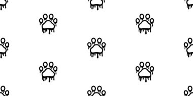 Köpek patisi desensiz ayak izi rengi Sarkık Süzülen Su sıçraması Grafiti kedi evcil buldog yavru ayı ayı ayı ayı ayı vektör karikatür ambalaj kağıdı Duvar kağıdı illüstrasyon eşarbı izole