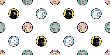 Ayı kutupsuz desen merhaba sawaddee Thai vektör ayıcık çizgi film karikatür fayanslı arka plan hediye paketi kağıt tekrar duvar kağıdı eşarbı izole çizim tasarımı