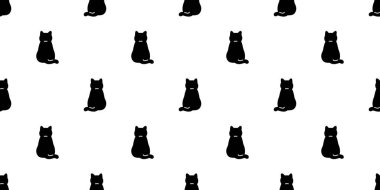 Kedi desensiz, siyah kedi yavrusu, karikatür, karalama, hayvan resimleri, fayans, hediye paketi, tekrar duvar kağıdı.