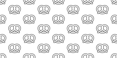 Krakersiz kraker desenli fırın kurabiyesi karalama vektör çerez ekmek eşarbı izole edilmiş fayans kaplama kağıdı tekrar duvar kağıdı illüstrasyon tasarımı