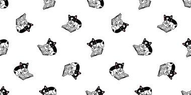 Köpek desensiz buldog, kitap vektörü, köpek yavrusu, karikatür arkaplan, kâğıt kaplama, duvar kâğıdı, çizim, izole tasarım.