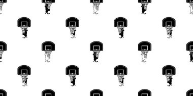 Kedi, kusursuz desenli basketbol potası, çember, kedi yavrusu, yavru kedi, karikatür, resim, arka plan taşı, duvar kağıdı, tekrar duvar kağıdı.