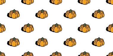 balkabağı cadılar bayramı desensiz vektör karikatür karakter hediye kağıdı duvar kağıdı kaplama arka plan eşarbı izole