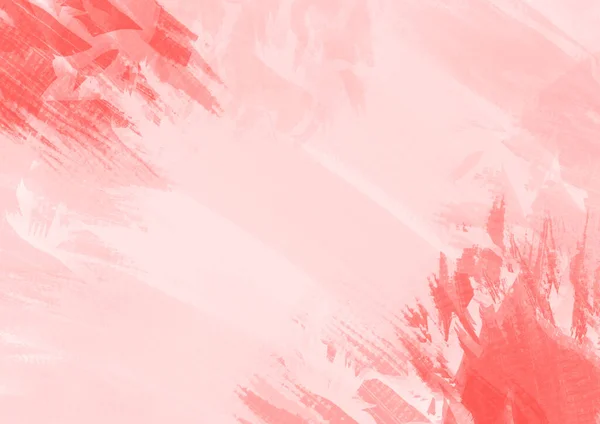 Персиковий Світло Рожевий Золотими Смугами Аквареллю Чорнилом Абстрактною Текстурою Тла — стокове фото
