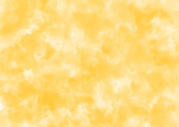 Barack Sárga Akvarell Tinta Absztrakt Háttér Textúra Másolás Helyet Banner — Stock Fotó