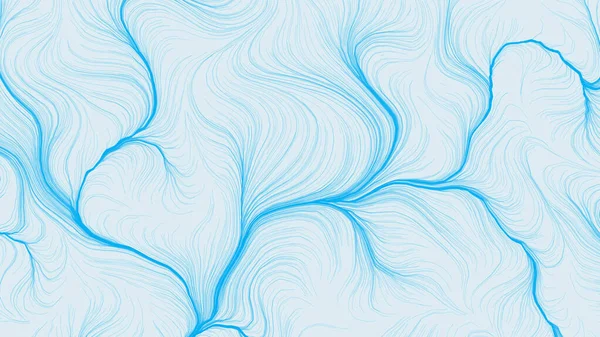Синий Фон Концепции Дизайн Цифрового Искусства Фон Современными Полосами Волнистые — стоковое фото