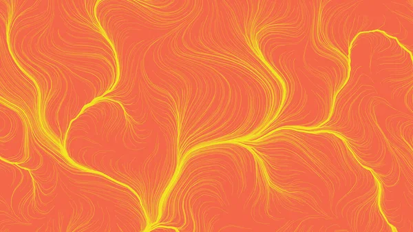 Ярко Оранжевый Абстрактный Фон Фон Современными Полосами Линиями Волнистые Полосы — стоковое фото