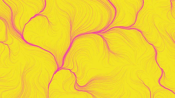 Желтый Фон Концепта Дизайн Цифрового Искусства Фон Современными Полосами Волнистые — стоковое фото