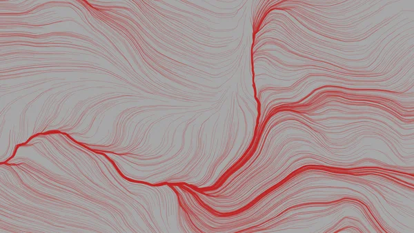 Серый Красный Абстрактный Фон Волнистые Линии Фон Современными Полосами Волнистые — стоковое фото